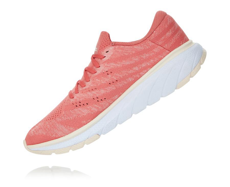 Hoka One One Bezecke Topanky Damske Oranžové/Biele - Cavu 3 - 67845-YTLF